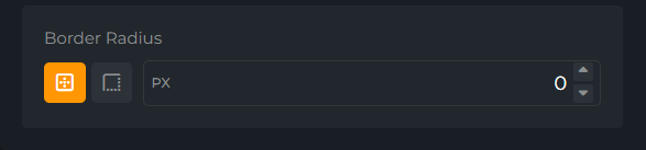 Border Radius Field Single